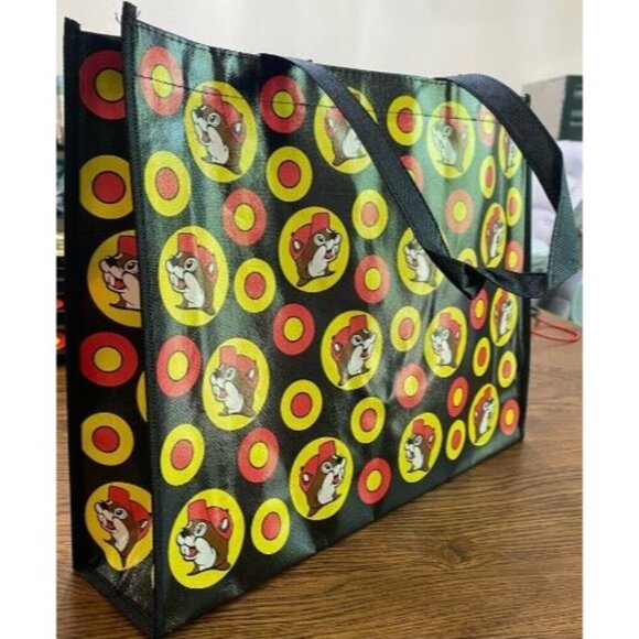 NWT Set of 10 Iconic Buc-ee's Bucees Beaver Tote Reusable Shopping Gift Tote Bag - Picture 1 of 5